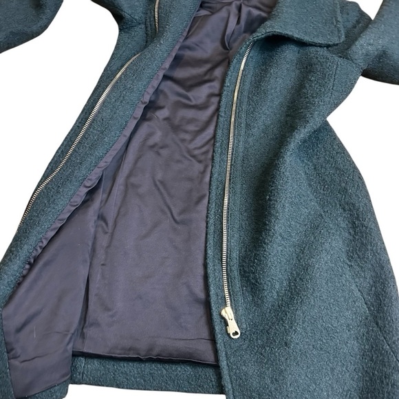 Club Monaco Abelar Coat- Green Boucle Wool Peacoat- Small - Picture 8 of 12